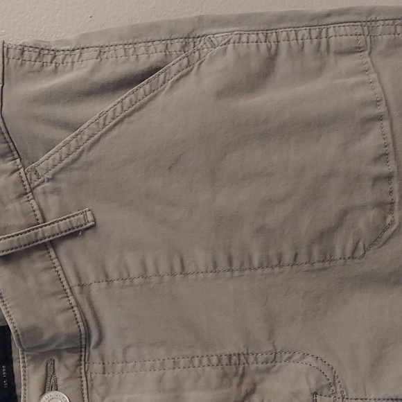 LUCKY BRAND Womens The Cargo Olive Green Pants - Picture 4 of 16